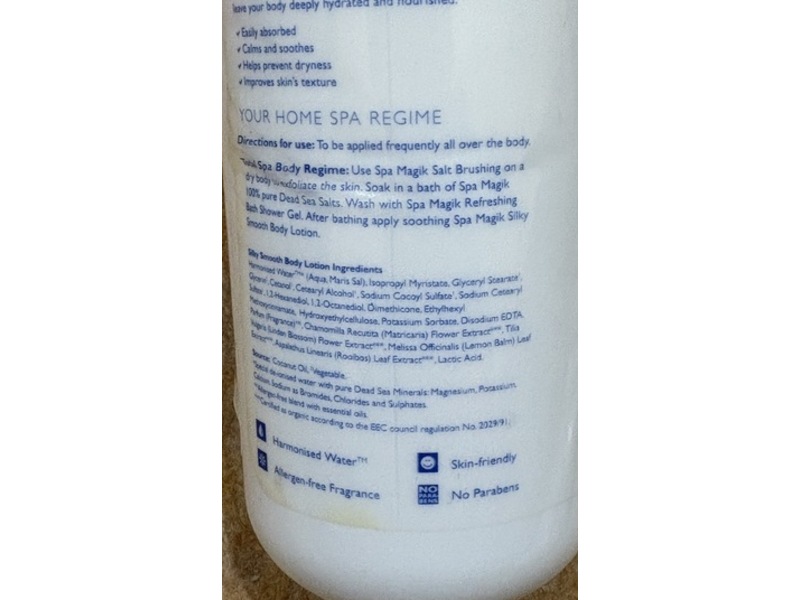 Dead Sea Spa Magik Silky Smooth Body Lotion, 300 mL