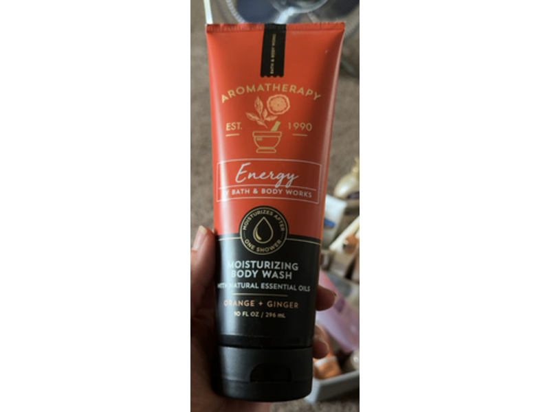 Bath & Body Works Aromatherapy Moisturizing Body Wash, Orange + Ginger, 10 oz/296 mL