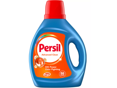 Persil Advanced Clean Oxi Power + Odor Fighting Liquid Laundry Detergent, 50 Loads, 84 fl oz