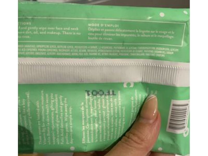 Patchology Clean Af Refreshing Facial Cleansing Wipes, 0.95 fl oz/28 mL, 15 Count