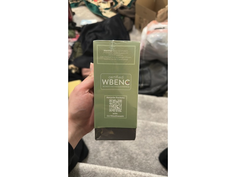 Go Mouth Wash, Mint, 7.4 fl oz/220 mL, Pack of 20