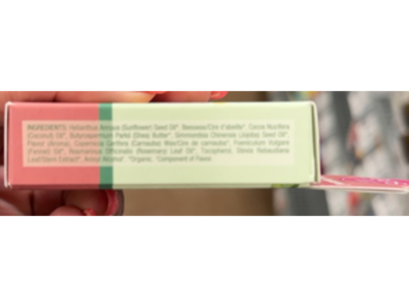 EOS Organic Lip Balm, Vanilla Bean, 0.14 oz/4 g, Pack Of 2