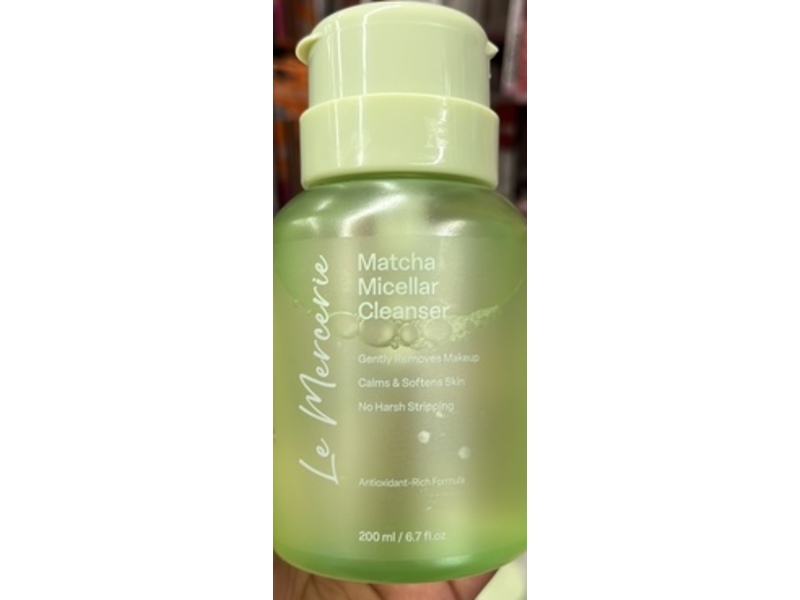Le Mercerie Matcha Micellar Cleanser, 6.7 fl oz/200 mL