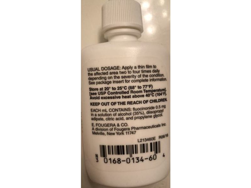 Fluocinonide Topical Solution USP, 0.05%, 60 mL, Fougera (RX)
