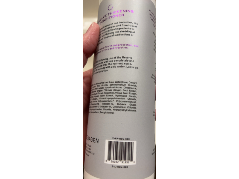 Zenagen Revolve Thickening Conditioner, 16 fl oz/500 mL