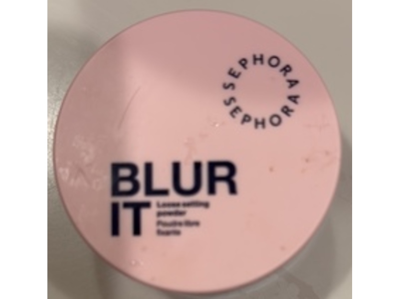 Sephora Blur It Loose Setting Powder, 01 Brightening Pink, 0.26 fl oz/7.5 g