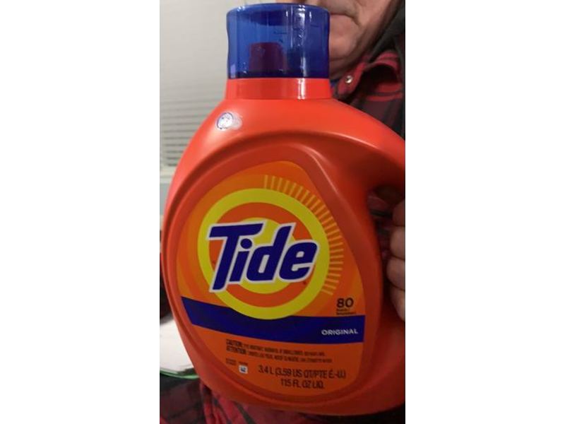 Tide Laundry Liquid Detergent, Original, 80 Loads, 115 fl oz/3.4 L