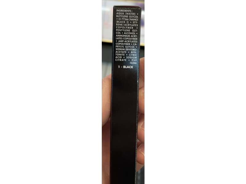 Make Up For Ever Eyeliner, Black, 0.01 fl oz/0.52 mL