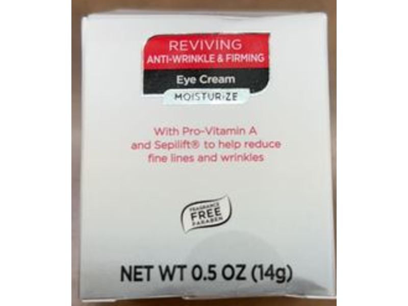 Equate Reviving Anti-Wrinkle & Firming Eye Cream, Moisture, 0.5 oz/14 g