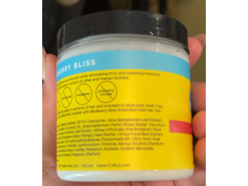 Curls Curl Defining Custard, Blueberry Bliss, 8 oz/227 g