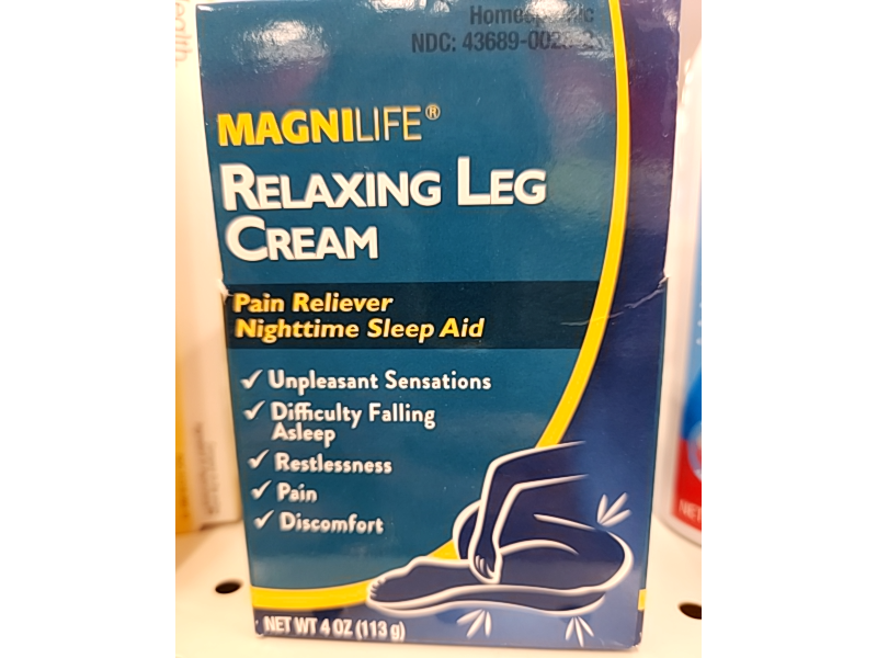 Magnilife Relaxing Leg Cream, 4 oz/1113 g