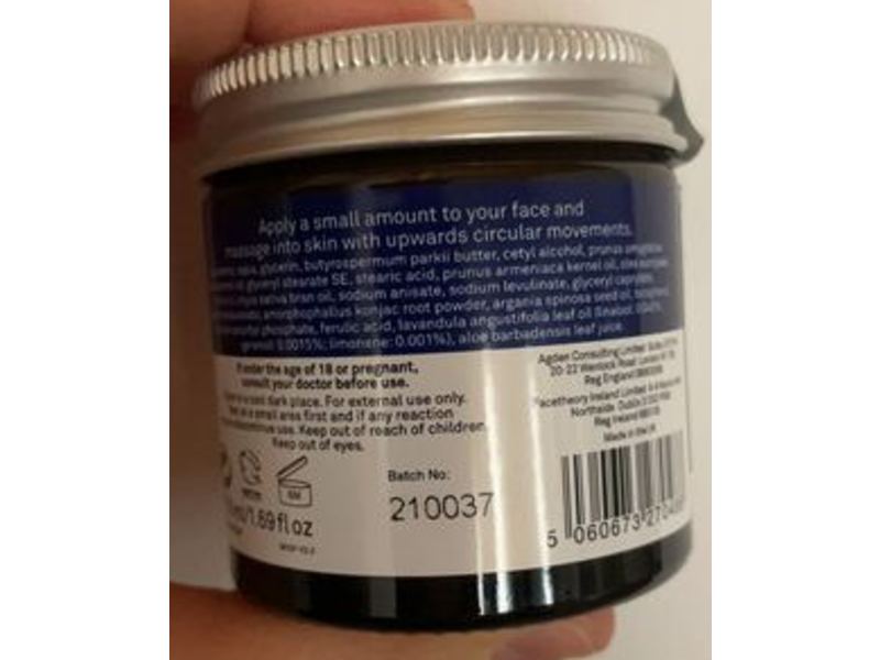 Facetheory Relaxing Night Cream, M10 Lavender Scent, 1.69 fl oz/50 mL