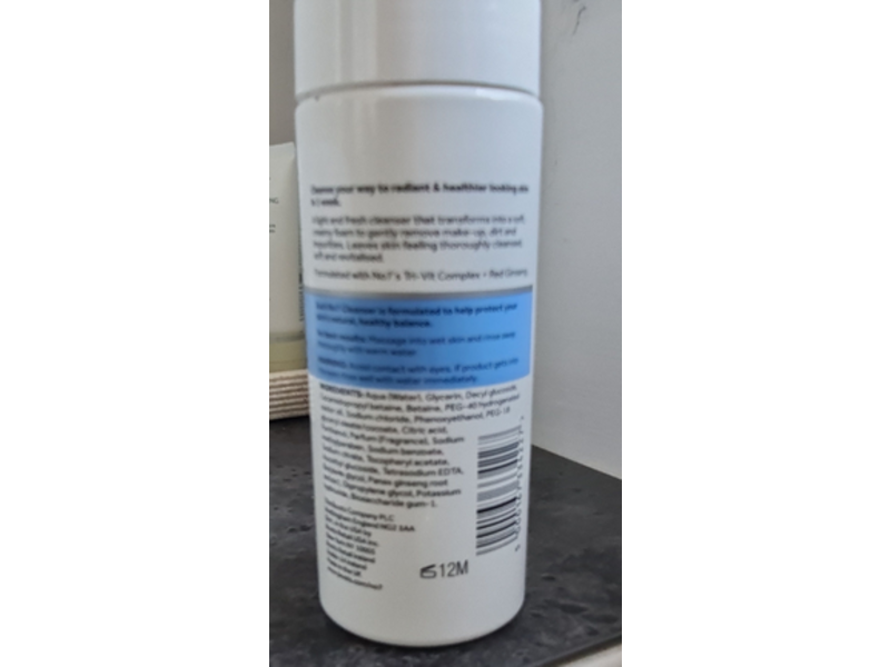 No7 Foaming Cleanser, Revitalized & Healthier Looking Skin, 5 fl oz/150 mL