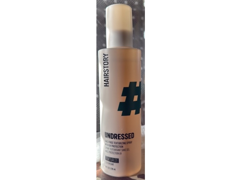 Hairstory Undressed Salt Free Texturizing Spray, 8 fl oz/236 mL
