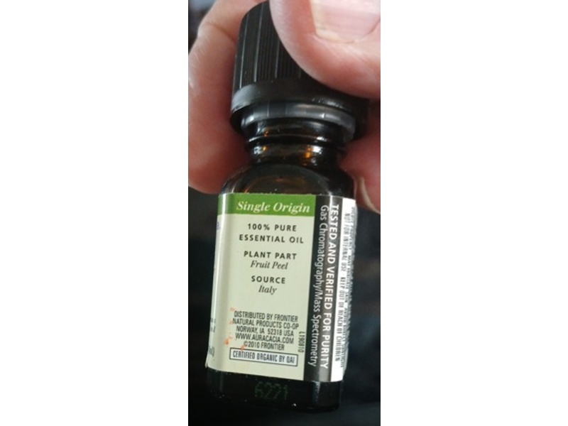 Aura Cacia Pure Citrus Limon (Lemon) Essential Oil, 0.25 fl oz/7.4 mL