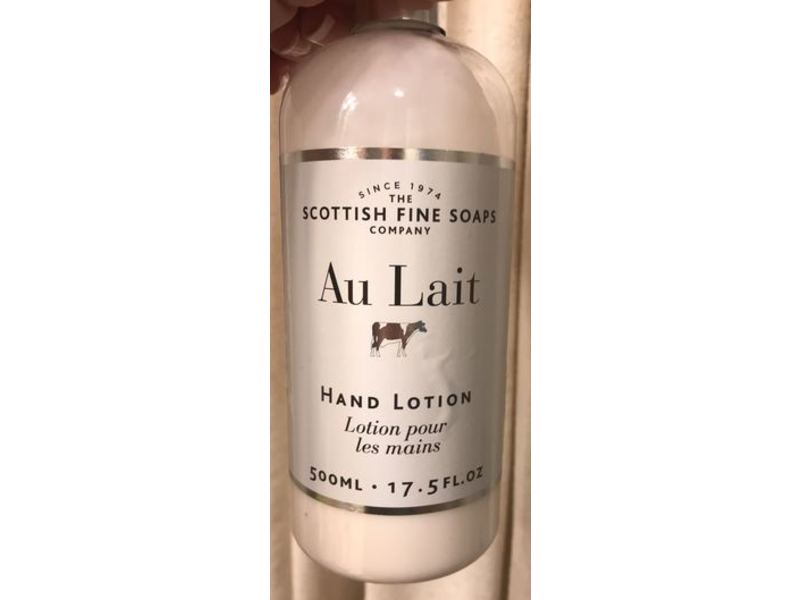 The Scottish Fine Soaps Company Au Lait Hand Lotion, 17.5 fl oz/500 mL