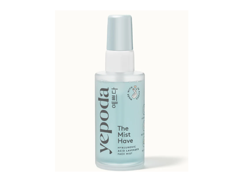 Yepoda The Mist Have Face Mist, Hyaluronic Acid + Lavender, 0.67 fl oz/20 mL