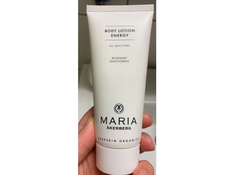 Maria Akerberg Body Lotion Energy, Rosemary, 3.4 fl oz/100 mL