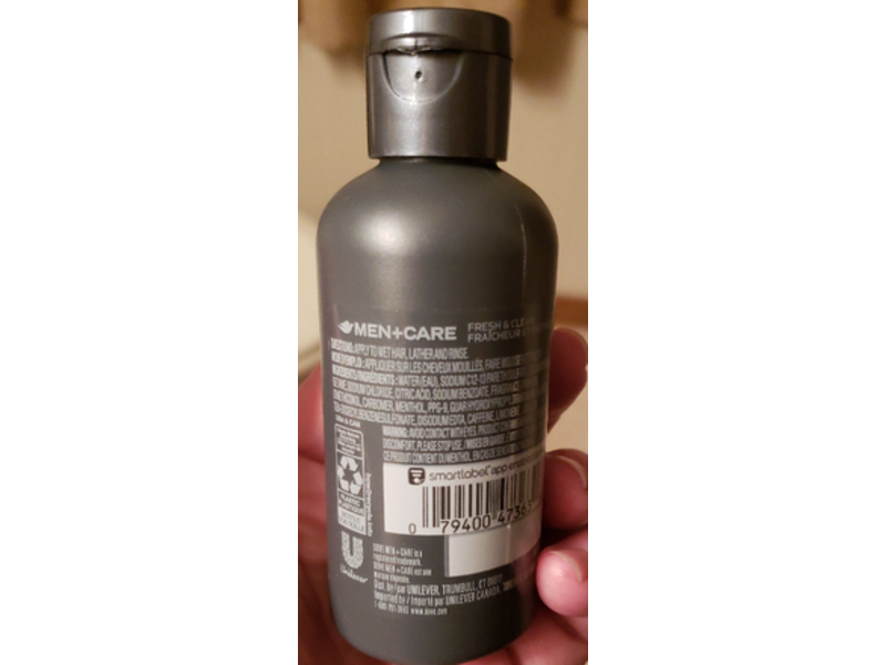 Dove Men +Care 2 In 1 Shampoo+ Conditioner, Caffeine + Menthol, 3 fl oz/89 mL