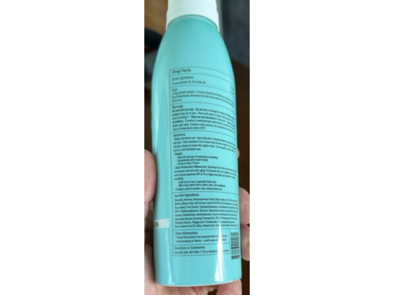 Bask Mineral Sunscreen Non-Aerosol Spray, SPF 30, 5.5 oz/156 g