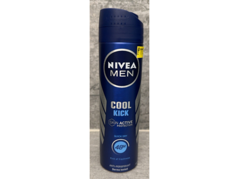 Nivea Men Anti-Perspirant, Cool Kick 150 mL, Pack Of 6