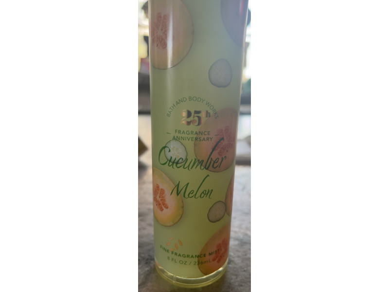 Bath & Body Works Fine Fragrance Mist, Cucumber & Melon, 8 fl oz/236 mL