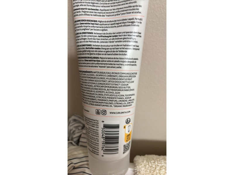 Curlsmith Weightless Air Dry Cream, 8 fl oz/250 mL