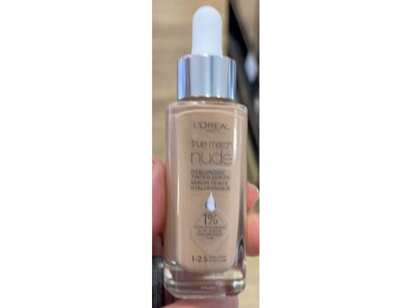 L'Oreal Paris True Match Nude Tinted Serum, 1-2.5 Rosy Light, 1 fl oz/30 mL