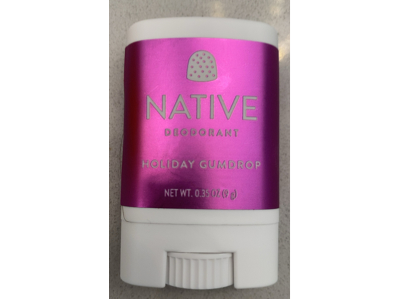 Native Deodorant, Holiday Gumdrop, 0.35 oz/9 g