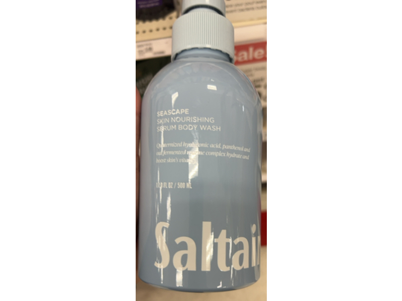 Saltair Skin Nourishing Serum Body Wash, Seacape, 17 fl oz/500 mL
