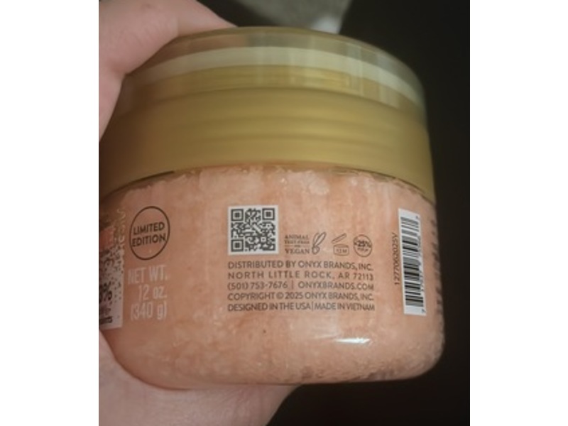 Onyx Professional Body Scrub, Sparkling Champagne, 12 oz/340 g