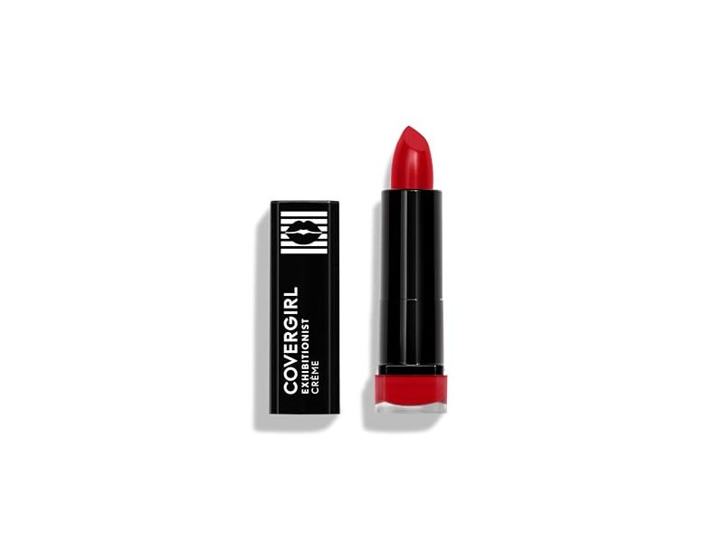 Covergirl Exhibitionist Cream Lipstick, 510 Real Red, 0.12 oz/3.5 g