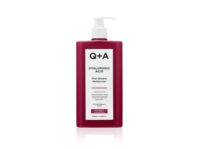 Q + A Hyaluronic Acid Post-Shower Moisturiser, Fresh Apple + Avocado Scent, 8.45 fl oz/250 mL