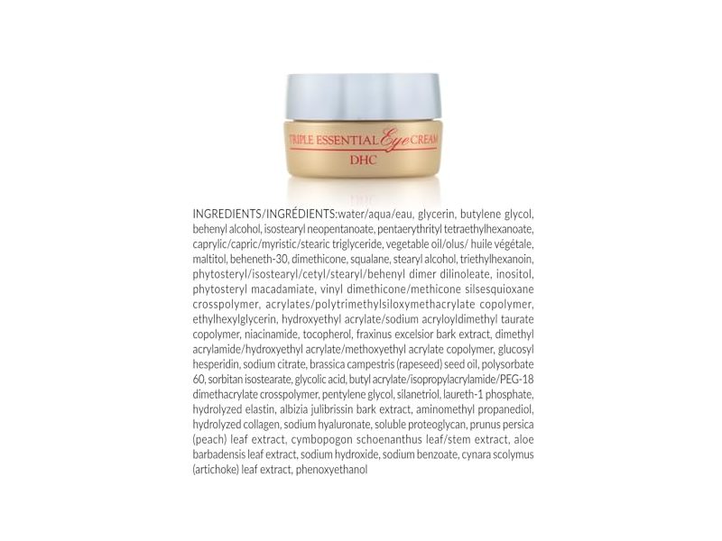 DHC Triple Essential Eye Cream, 1 oz/30 g