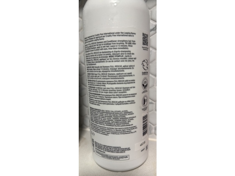 Biolage Full Rescue Conditioner, Rosemary Oil & Niacinamide, 33.8 fl oz/1 L