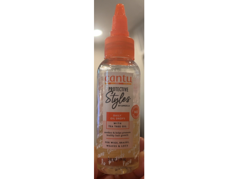 Cantu Protective Styles Daily Oil Drops, Tea Tree Oil, 2 fl oz/59 mL
