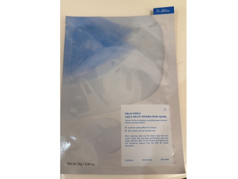 Dr. Althea Aqua Blue Hydration Mask, 0.99 oz/28 g, 4 Pack