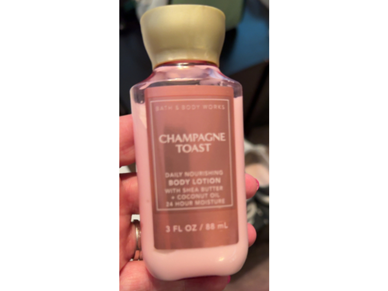 Bath & Body Works Champagne Toast Body Lotion, Shea Butter + Cocount Oil, 3 fl oz/88 mL