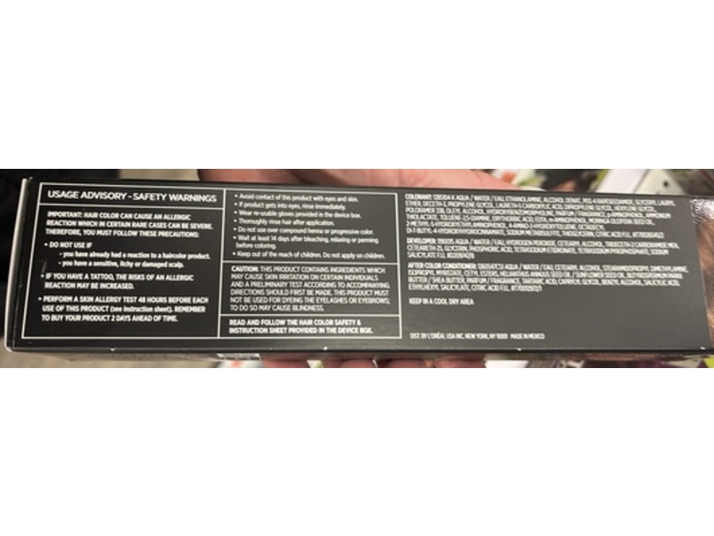 L'Oreal Paris Colorsonic Permanent Hair Dye Cartridge & After Conditioner, 5G Medium Gold Brown