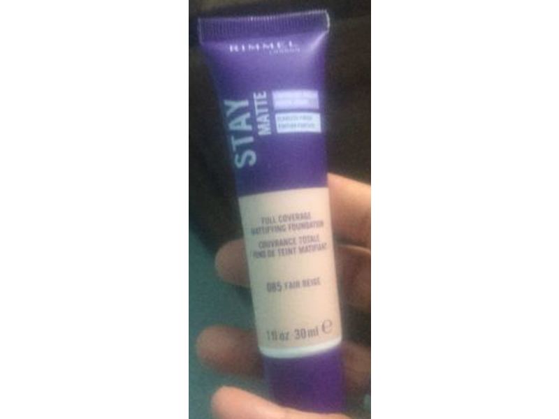 Rimmel Stay Mattifying Foundation, 085 Fair Beige, 1 fl oz/30 mL