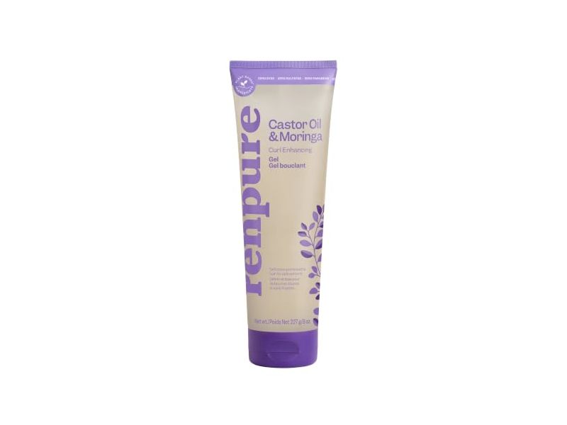 Renpure Curl Enhancing Gel, Castor Oil & Moringa, 8 oz/227 g