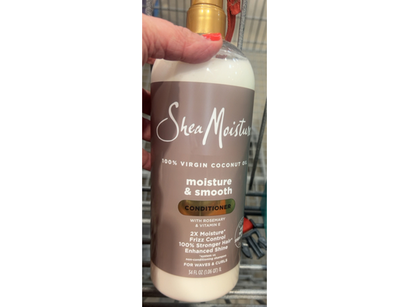 Shea Moisture Moisture & Smooth Conditioner, Rosemary & Vitamin E, 34 fl oz/1L
