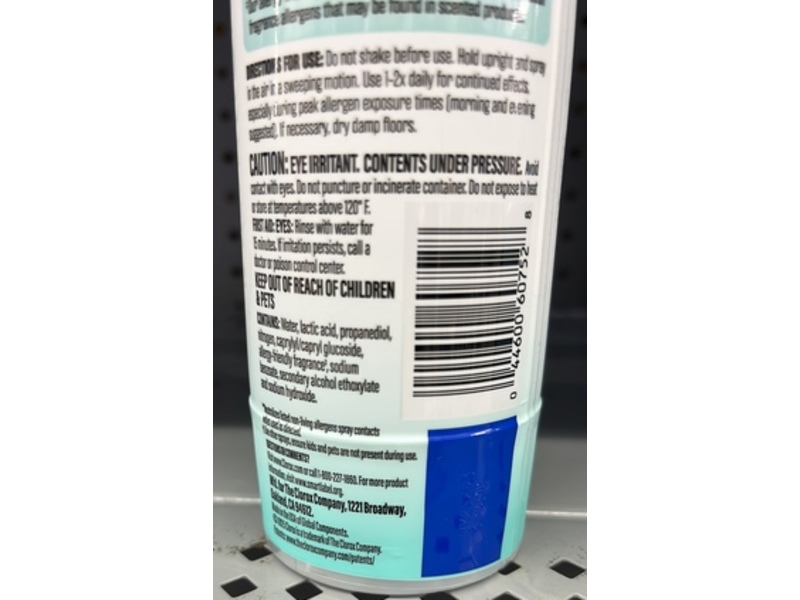 Clorox Allergen Neutralizer Daily Air Spray, Clean Breeze, 8 oz/227 g