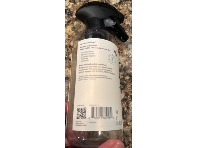 Koala Eco Natural Multi-Purpose Kitchen Cleaner, Australian Lemon Myrtle & Mandarin Essential Oil, 16.9 fl oz/500 mL