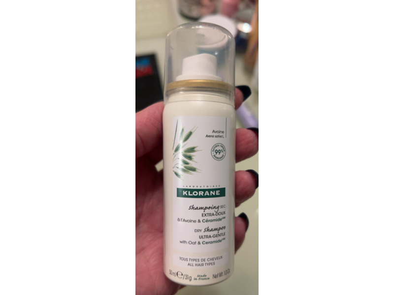 Klorane Dry Shampoo, Oat, 1.0 oz/50 mL