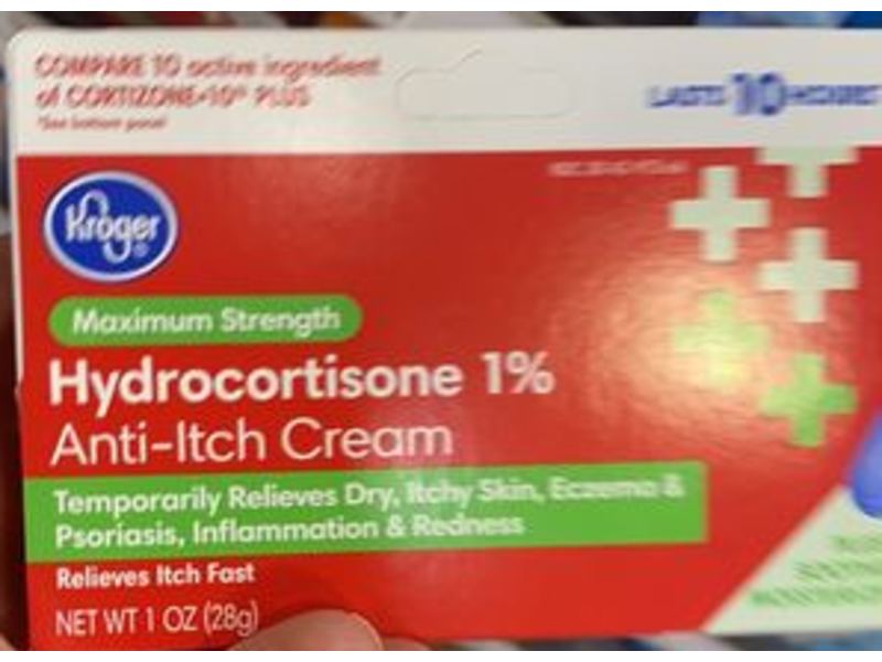 Kroger Hydrocortisone 1% Anti-Itch Cream, 1 oz/28 g