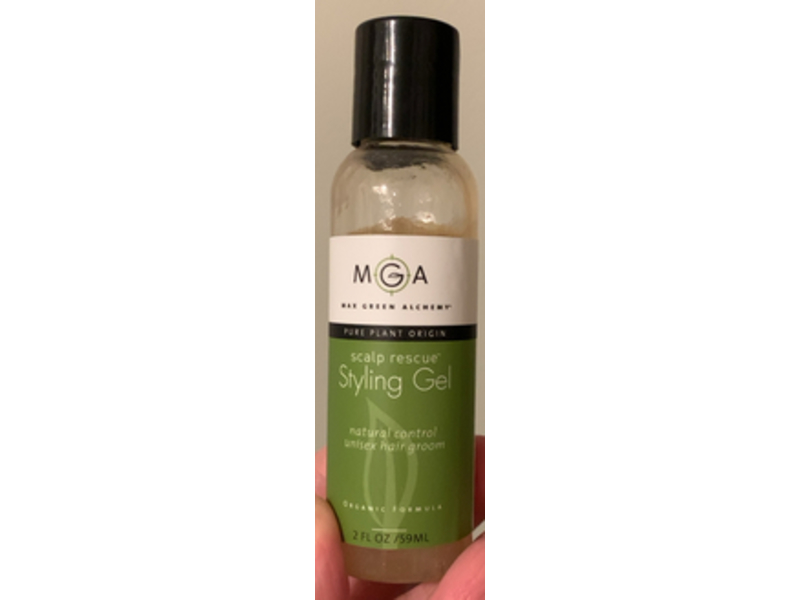 Max Green Alchemy Scalp Rescue Styling Gel, 2 fl oz/59 mL