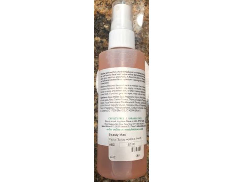 Mario Badescu Skincare Facial Spray, Aloe, Herbs & Rose Water, 4 fl oz/118 mL, Pack Of 2