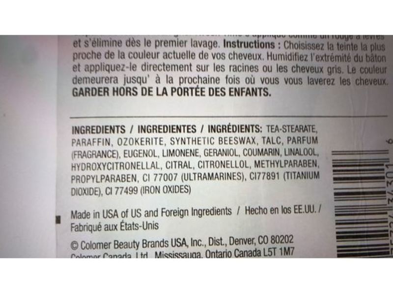 Roux Tween Time Instant Root Concealer, Black, 0.28 fl oz/8 g