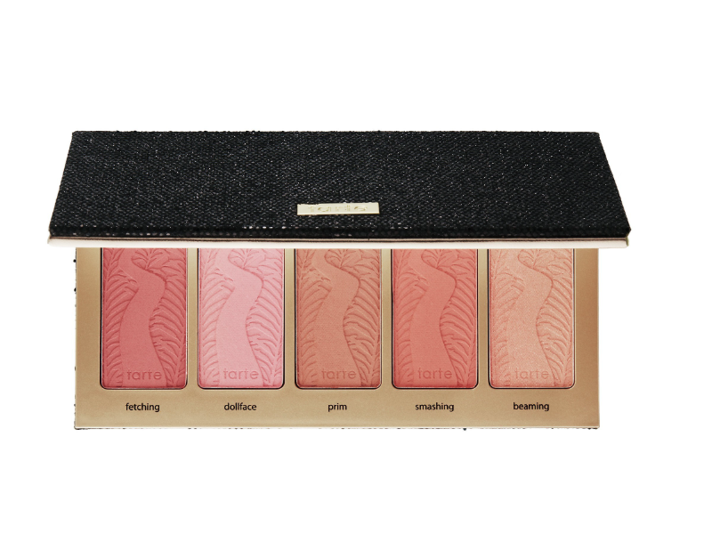 Tarte Holidaze Bling It On Amazonian Clay Blush Palette, 0.5 oz/4.5 g